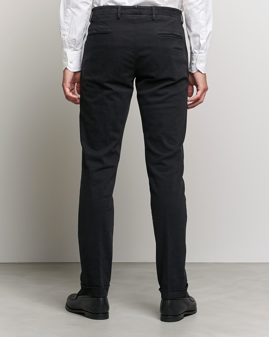 Homme | Pantalons | Briglia 1949 | Slim Fit Cotton Stretch Chino Black
