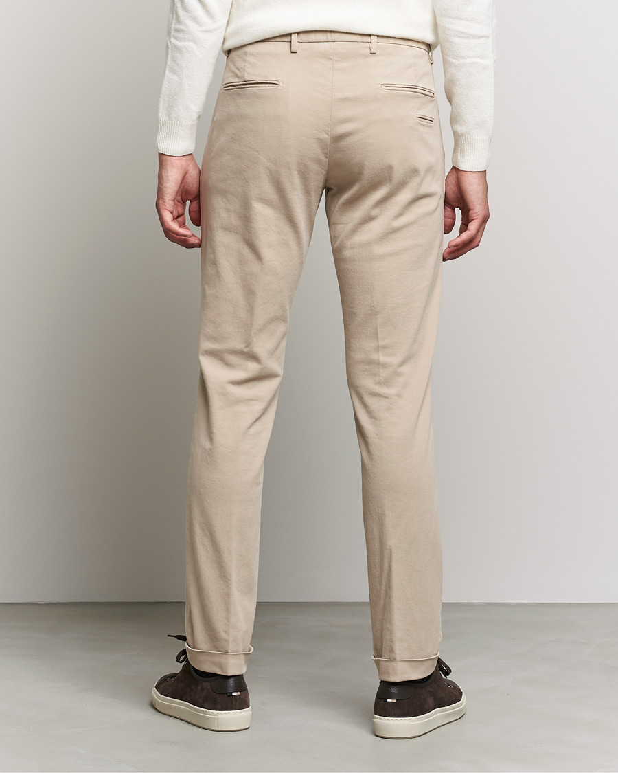 Homme | Pantalons | Briglia 1949 | Slim Fit Cotton Stretch Chino Beige