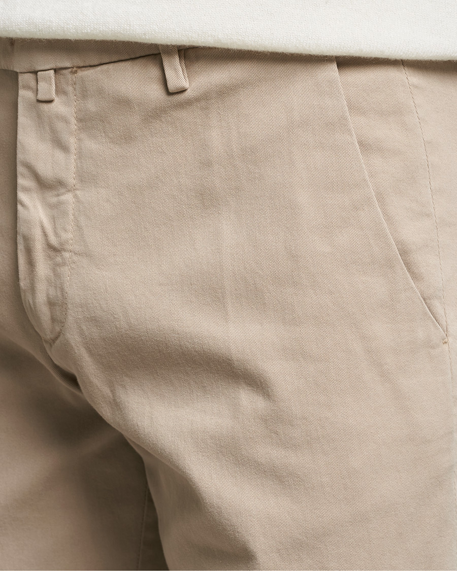 Homme | Pantalons | Briglia 1949 | Slim Fit Cotton Stretch Chino Beige