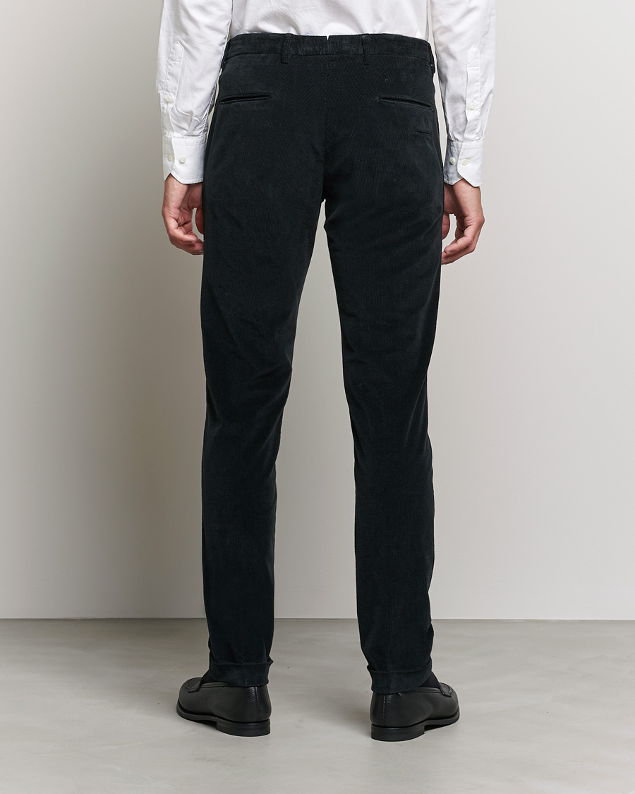 Homme | Pantalons | Briglia 1949 | Slim Fit Corduroy Trousers Black