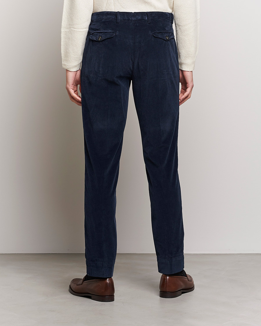 Homme | Pantalons | Briglia 1949 | Easy Fit Corduroy Trousers Navy