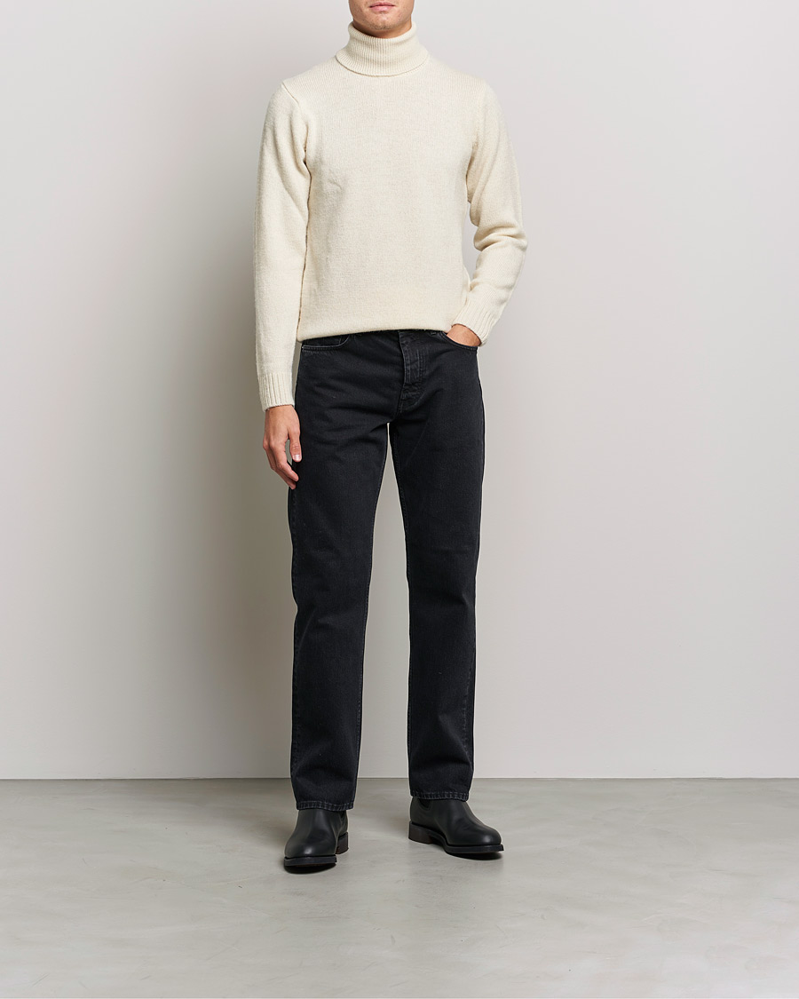 Homme | Pulls Et Tricots | Peregrine | Maker´s Stitch Merino Polo Cream