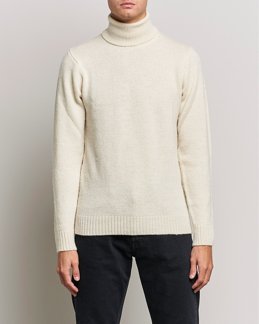 Homme | Pulls Et Tricots | Peregrine | Maker´s Stitch Merino Polo Cream
