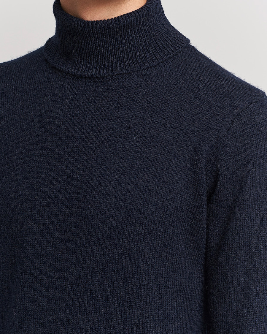 Homme | Pulls Et Tricots | Peregrine | Maker's Stitch Merino Polo Navy