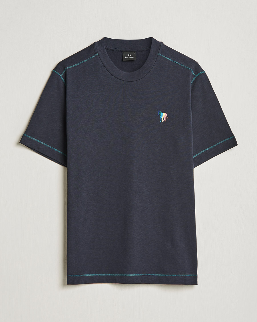 Homme | T-shirts | PS Paul Smith | Zebra Organic Cotton T-Shirt Navy