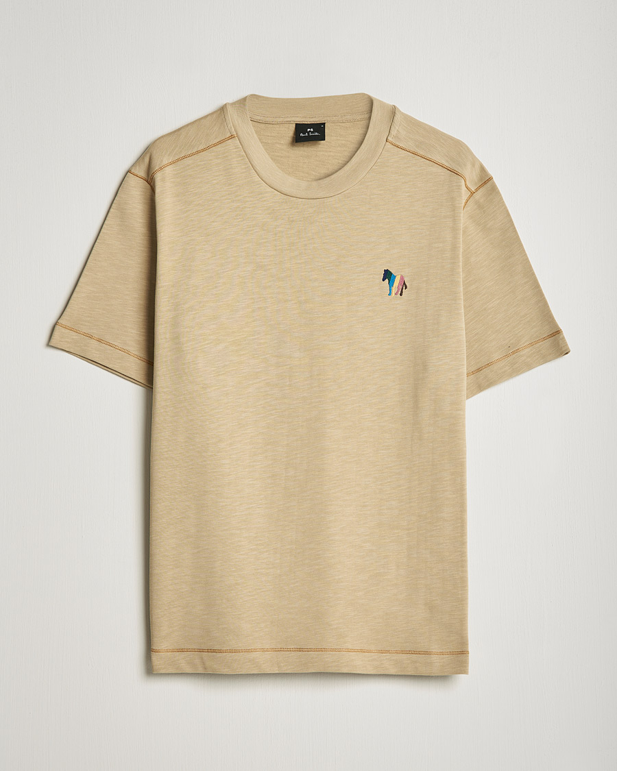 Homme | T-shirts | PS Paul Smith | Zebra Organic Cotton T-Shirt Sand