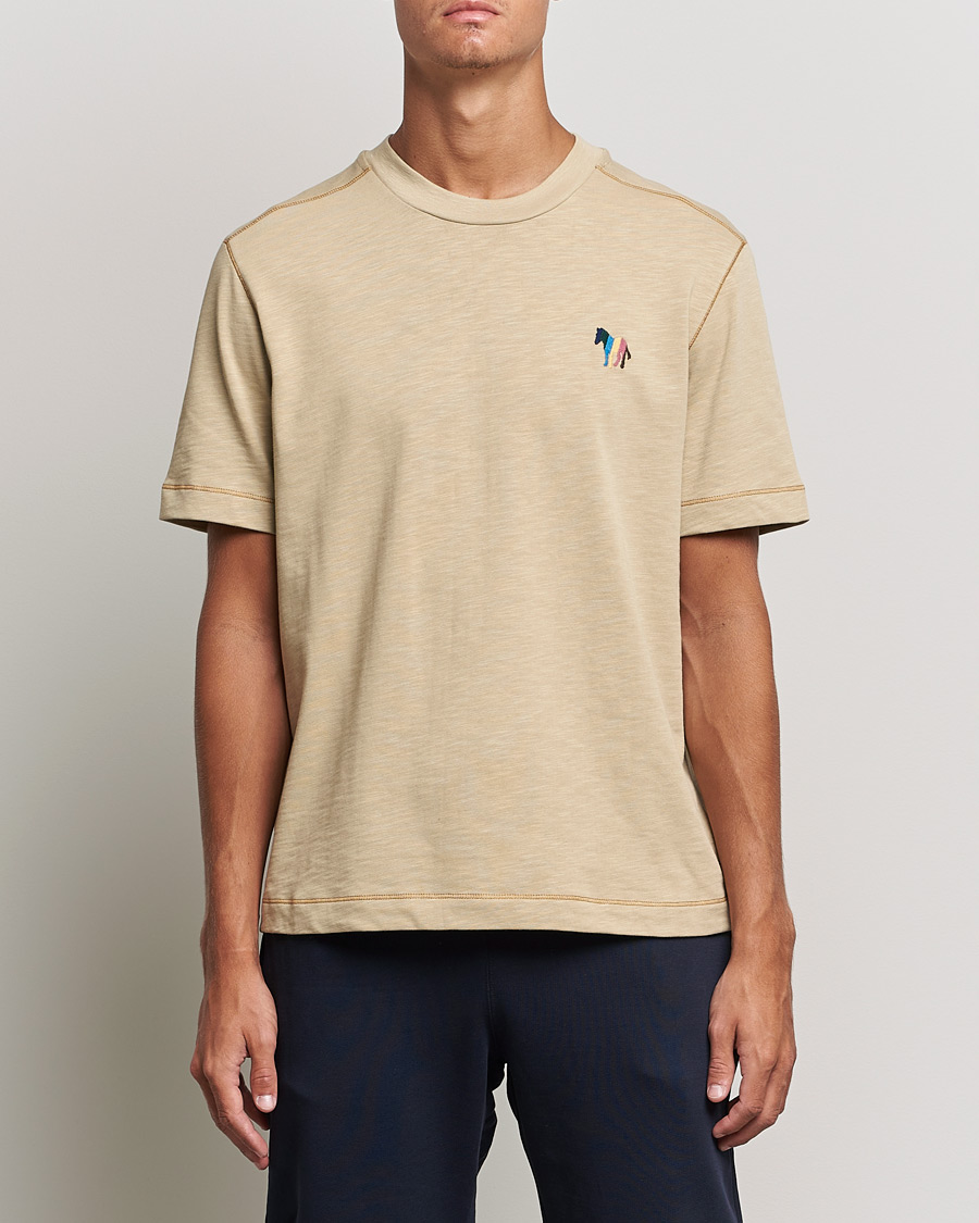 Homme | T-shirts | PS Paul Smith | Zebra Organic Cotton T-Shirt Sand