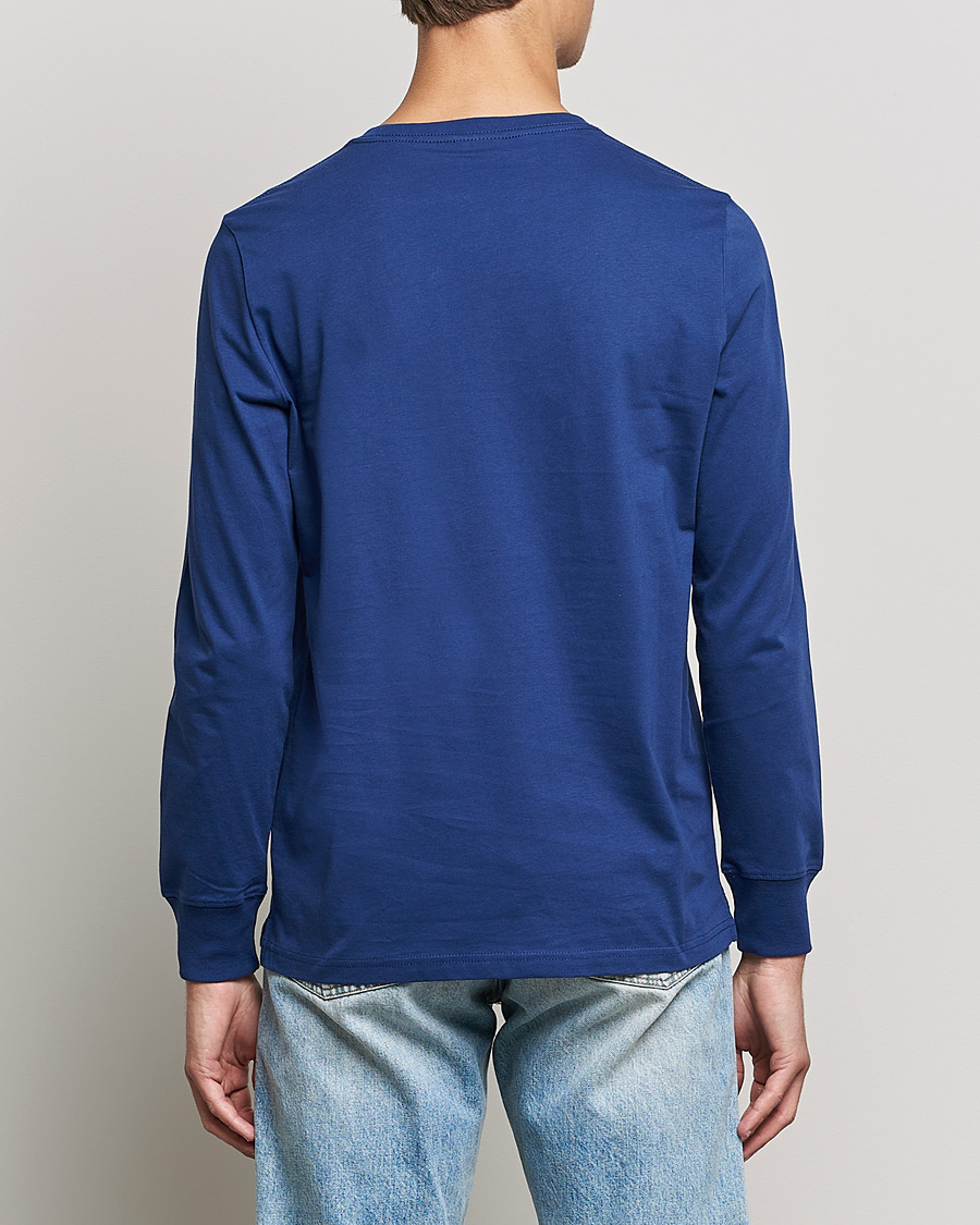 Homme | T-shirts | PS Paul Smith | Zebra Organic Cotton Long Sleeve T-Shirt Navy