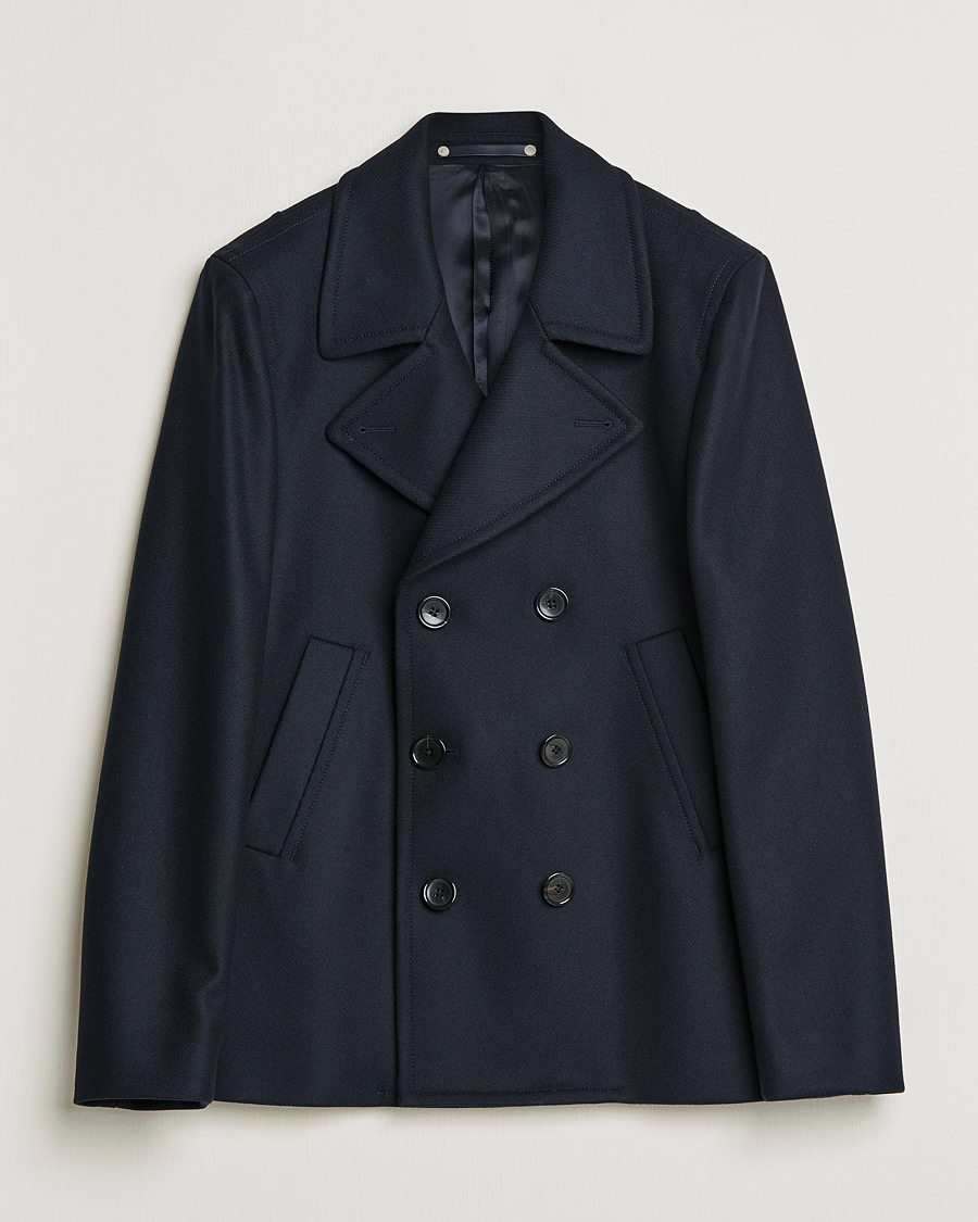 Homme | Manteaux Et Vestes | PS Paul Smith | Wool Peacoat Navy