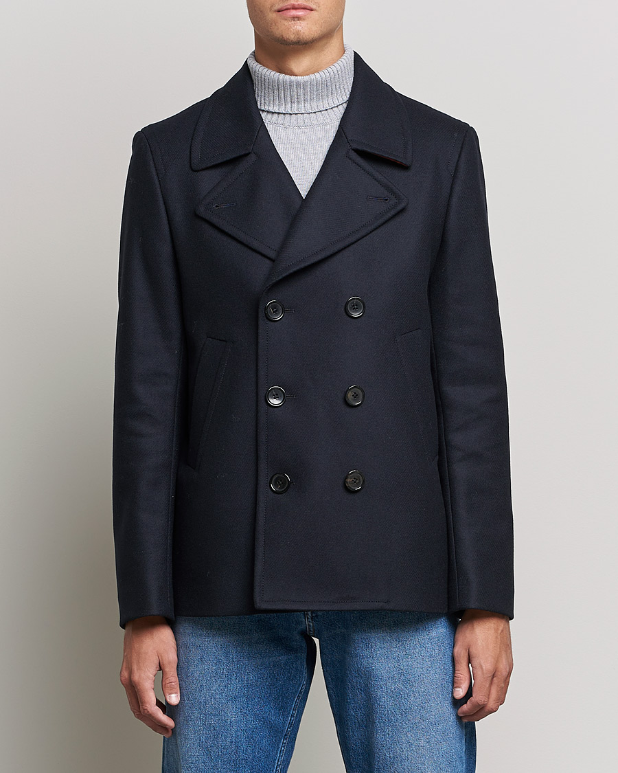 Homme | Manteaux Et Vestes | PS Paul Smith | Wool Peacoat Navy
