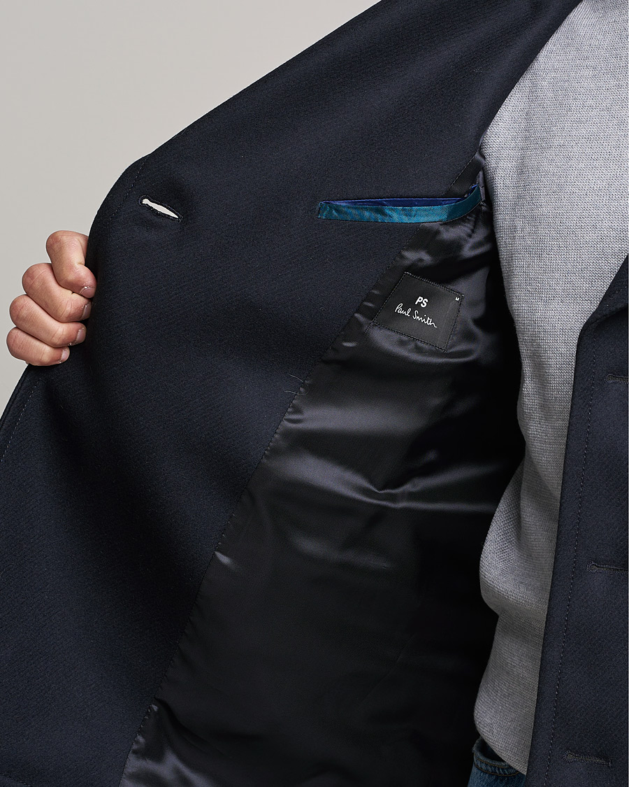 Homme | Manteaux Et Vestes | PS Paul Smith | Wool Peacoat Navy