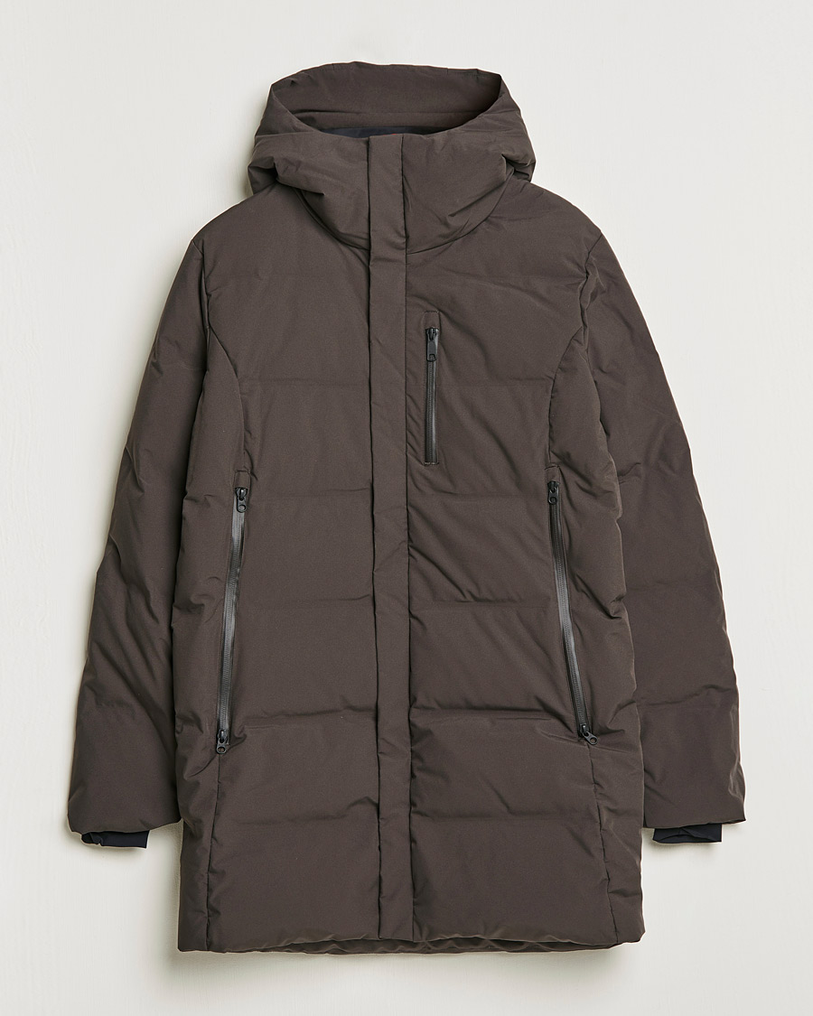Homme | Manteaux Et Vestes | Scandinavian Edition | Radian Hooded Down Parka Dark Brown