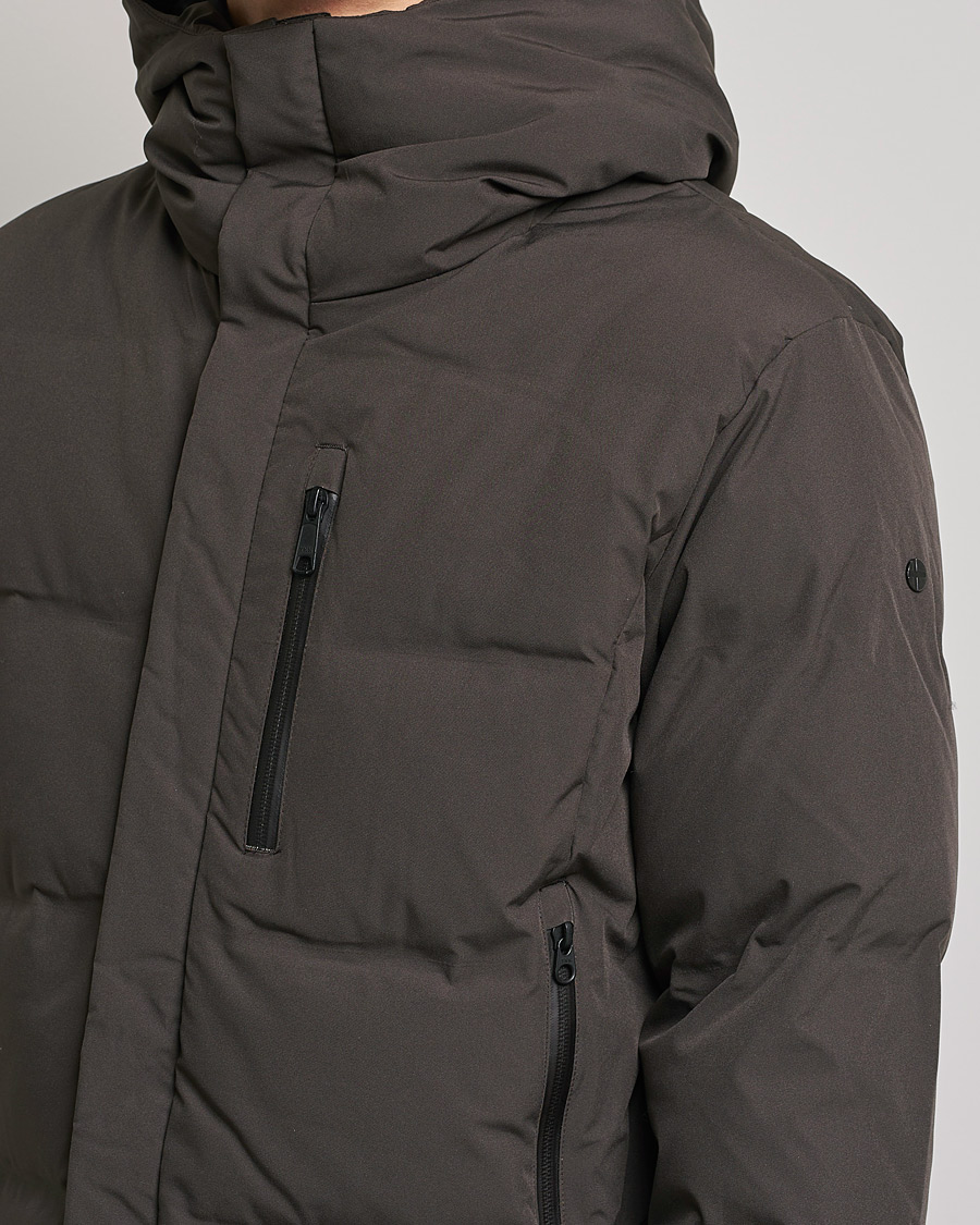 Homme | Manteaux Et Vestes | Scandinavian Edition | Radian Hooded Down Parka Dark Brown