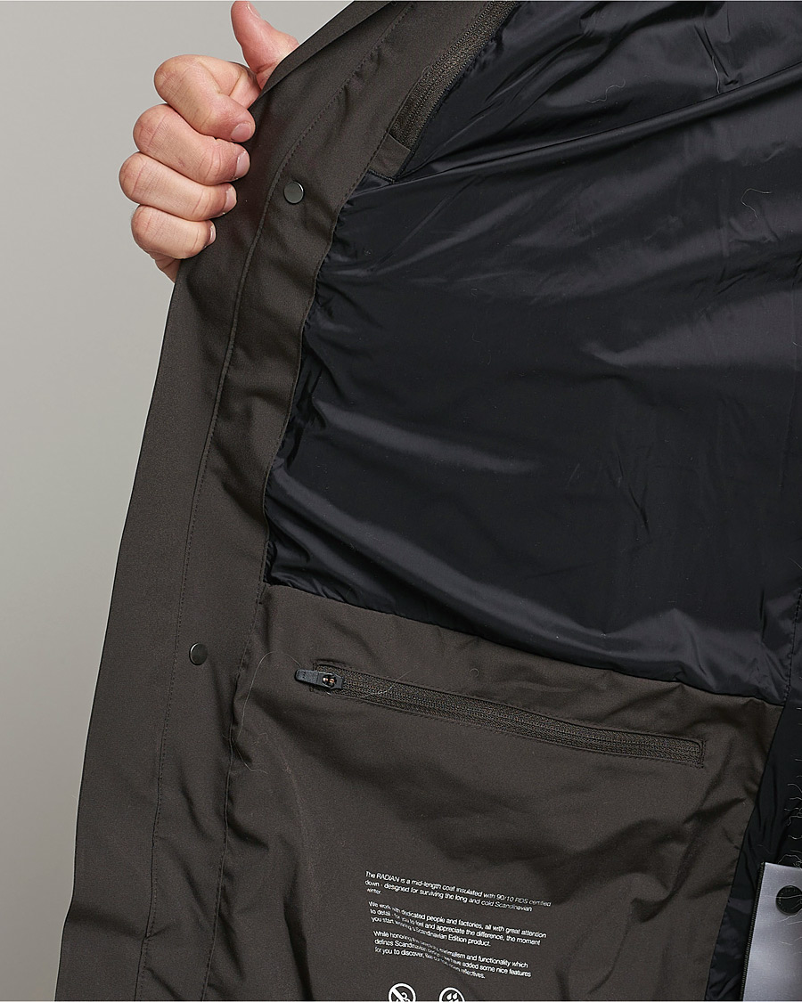 Homme | Manteaux Et Vestes | Scandinavian Edition | Radian Hooded Down Parka Dark Brown