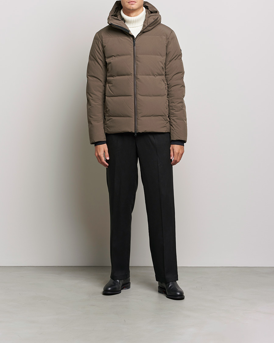Homme | Manteaux Et Vestes | Scandinavian Edition | Torrent Hooded Puffer Jacket Major Brown
