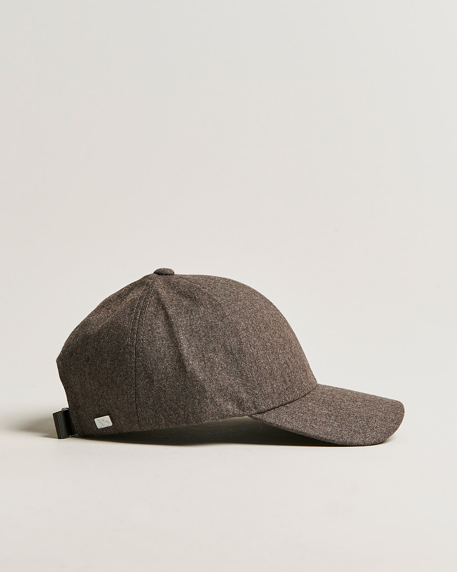 Homme | Varsity Headwear Flannel Baseball Cap Taupe Brown | Varsity Headwear | Flannel Baseball Cap Taupe Brown
