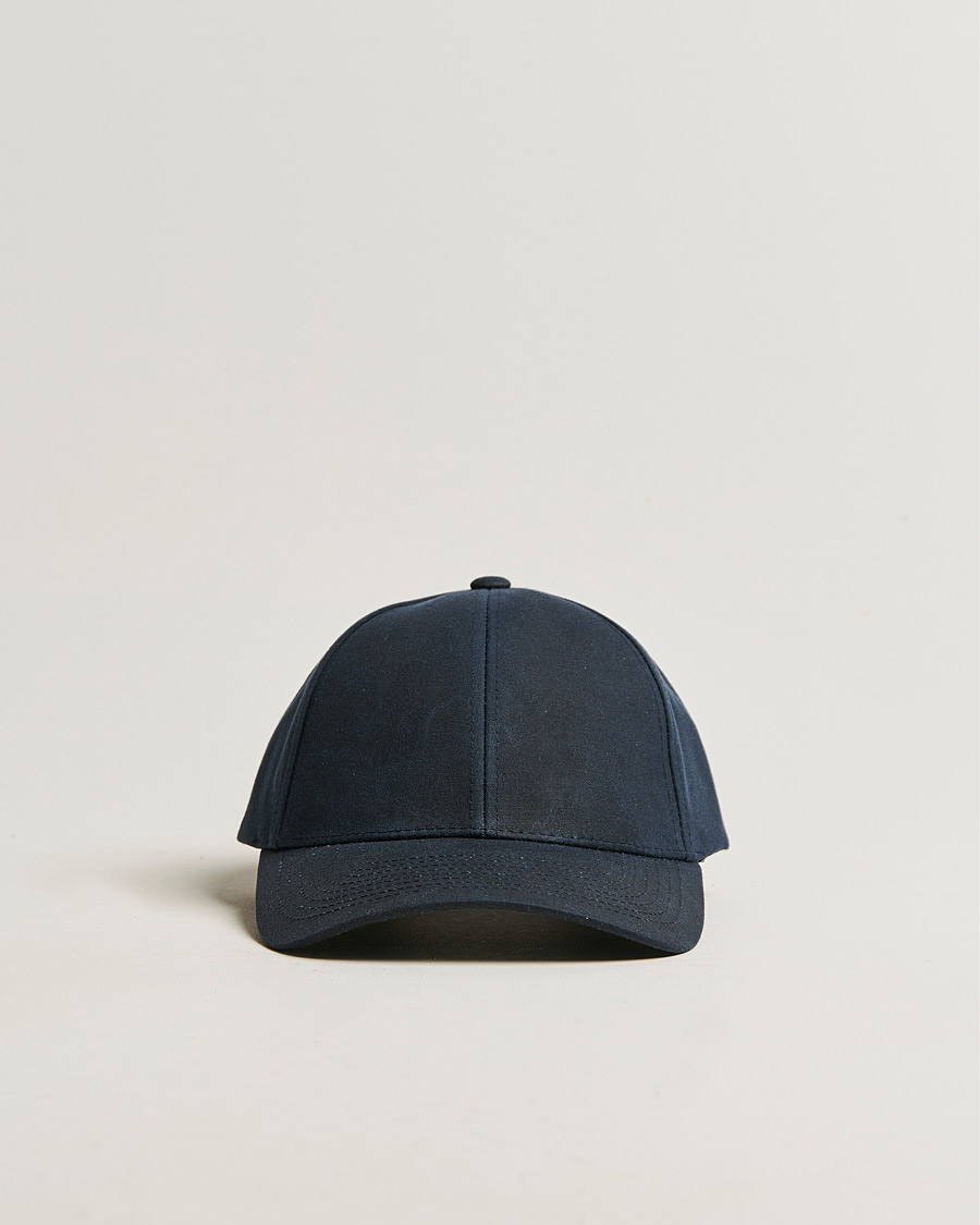 Homme | Varsity Headwear Oilskin Baseball Cap Navy | Varsity Headwear | Oilskin Baseball Cap Navy