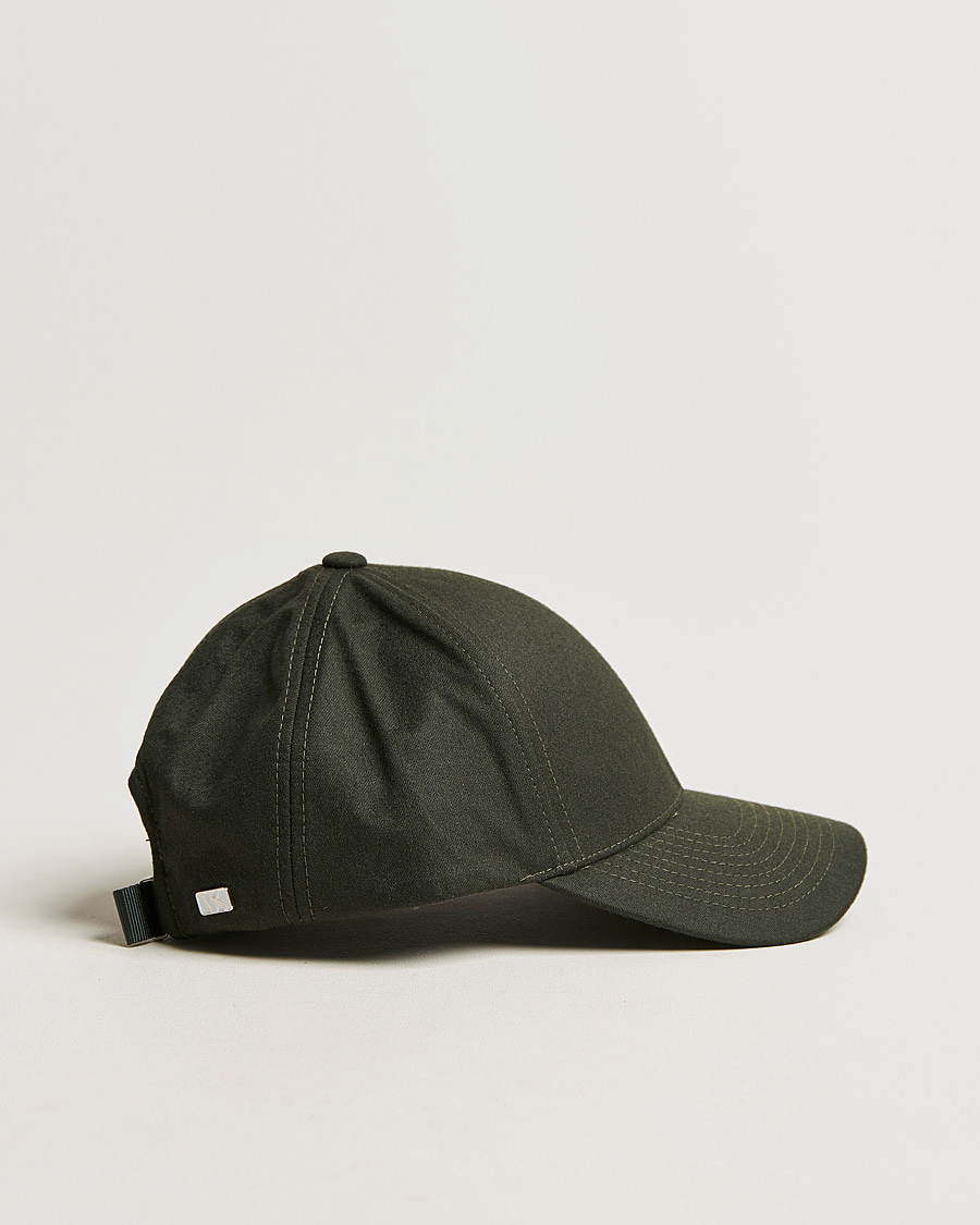 Homme | Contemporary Creators | Varsity Headwear | Wool Tech Baseball Cap Green