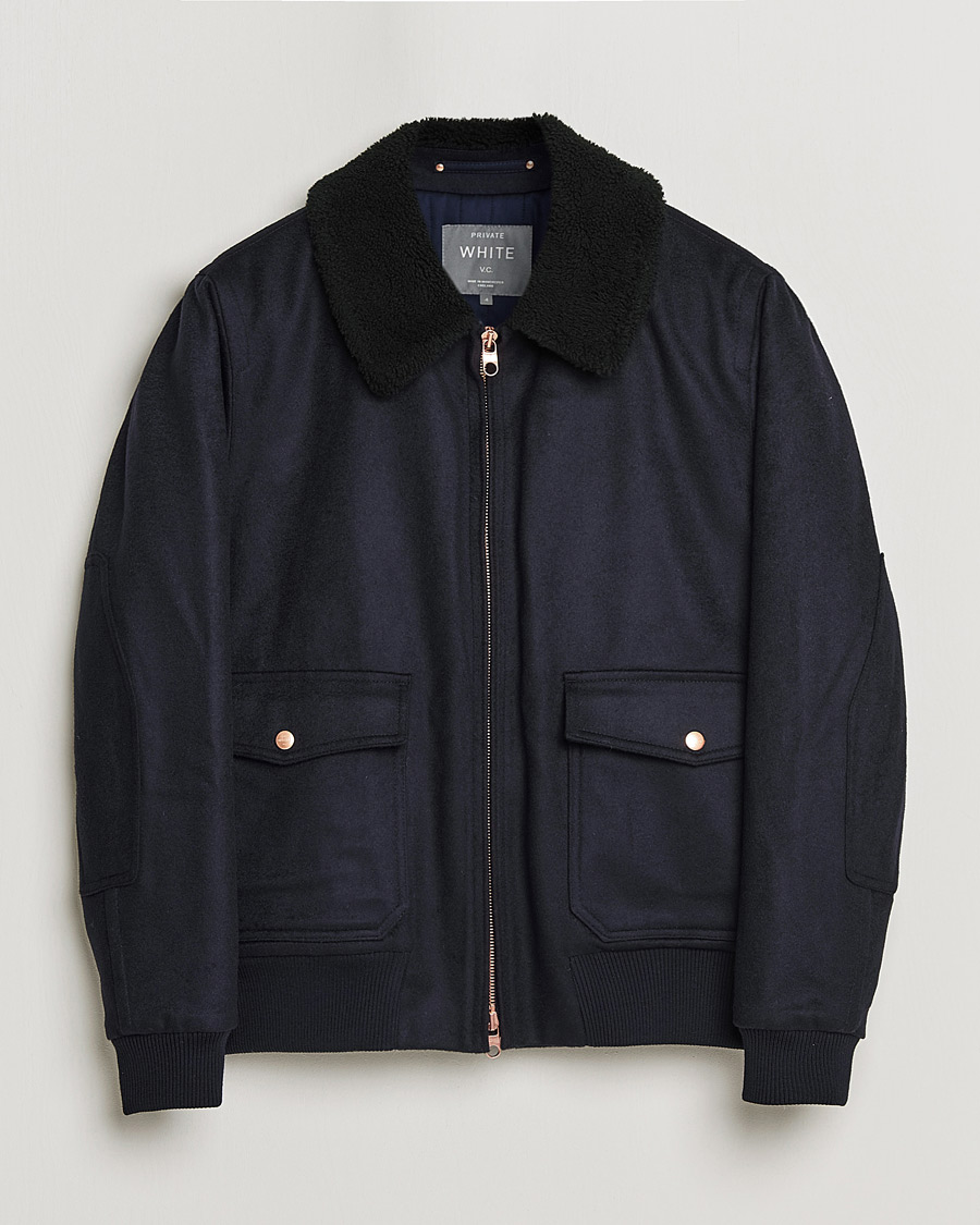 Homme | Manteaux Et Vestes | Private White V.C. | The Pilot's Bomber Navy
