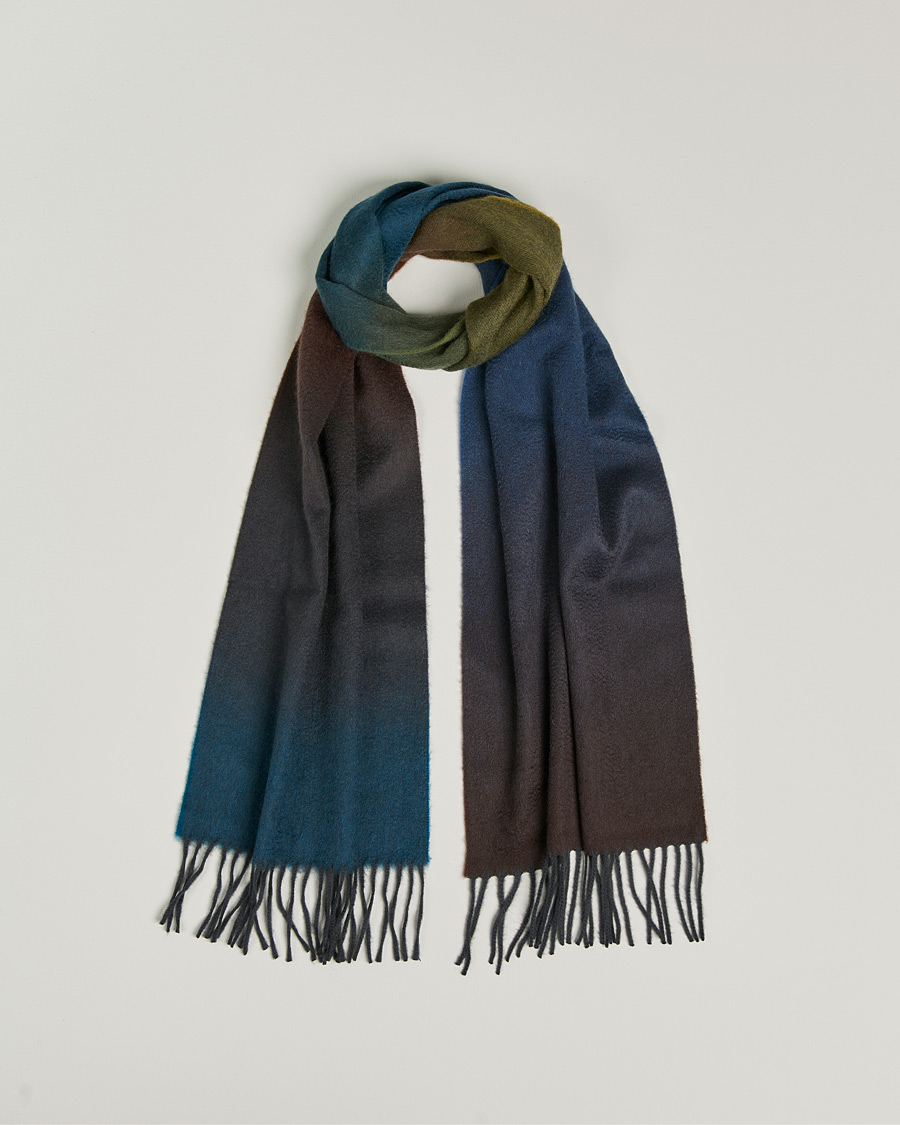 Homme | Begg & Co Nuance Ombre Cashmere Scarf Vermeer | Begg & Co | Nuance Ombre Cashmere Scarf Vermeer