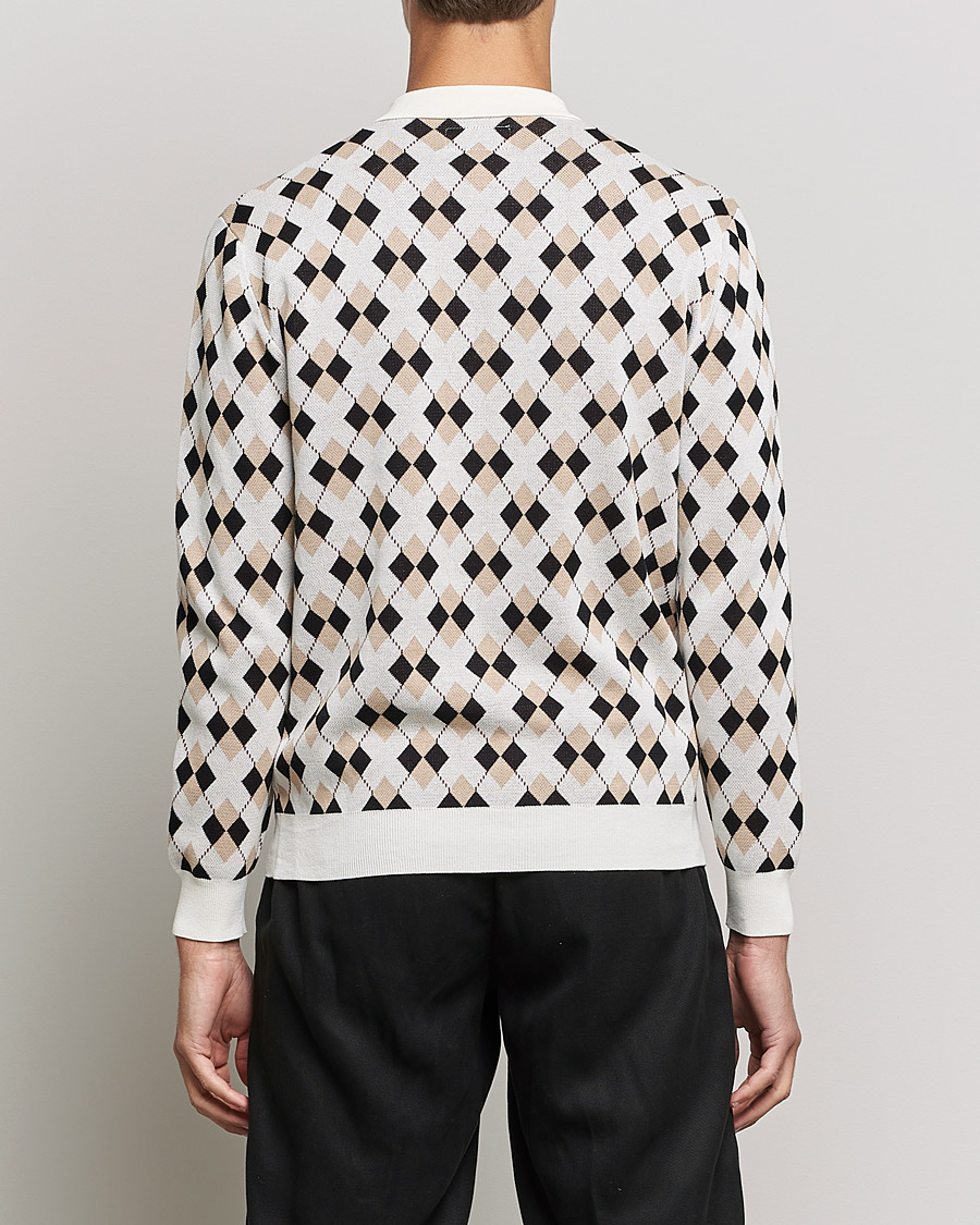 Homme | Pulls Et Tricots | BEAMS PLUS | Argyle Knitted Polo Off White