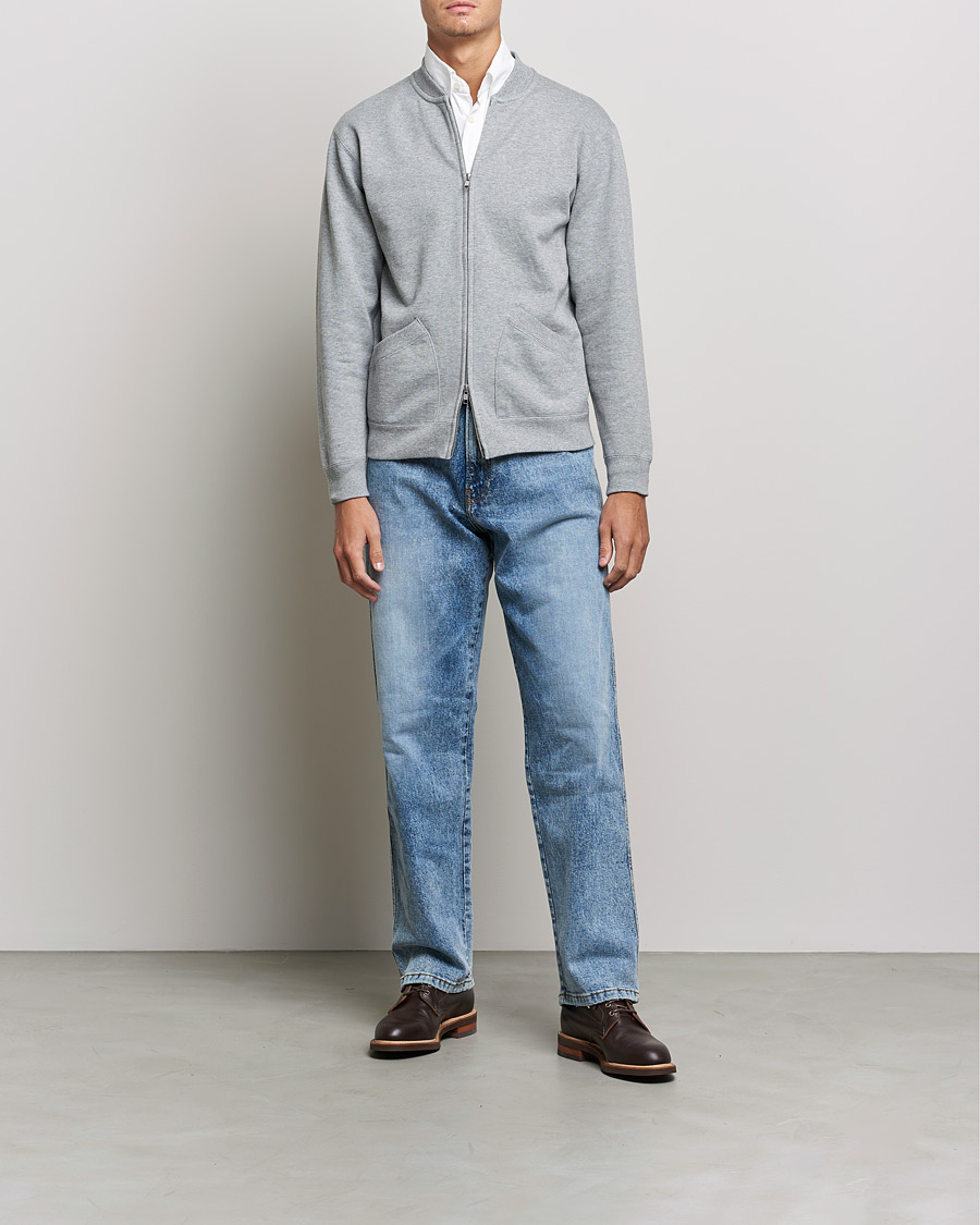 Homme | Pulls Et Tricots | BEAMS PLUS | Sweat Zip Cardigan Light Grey
