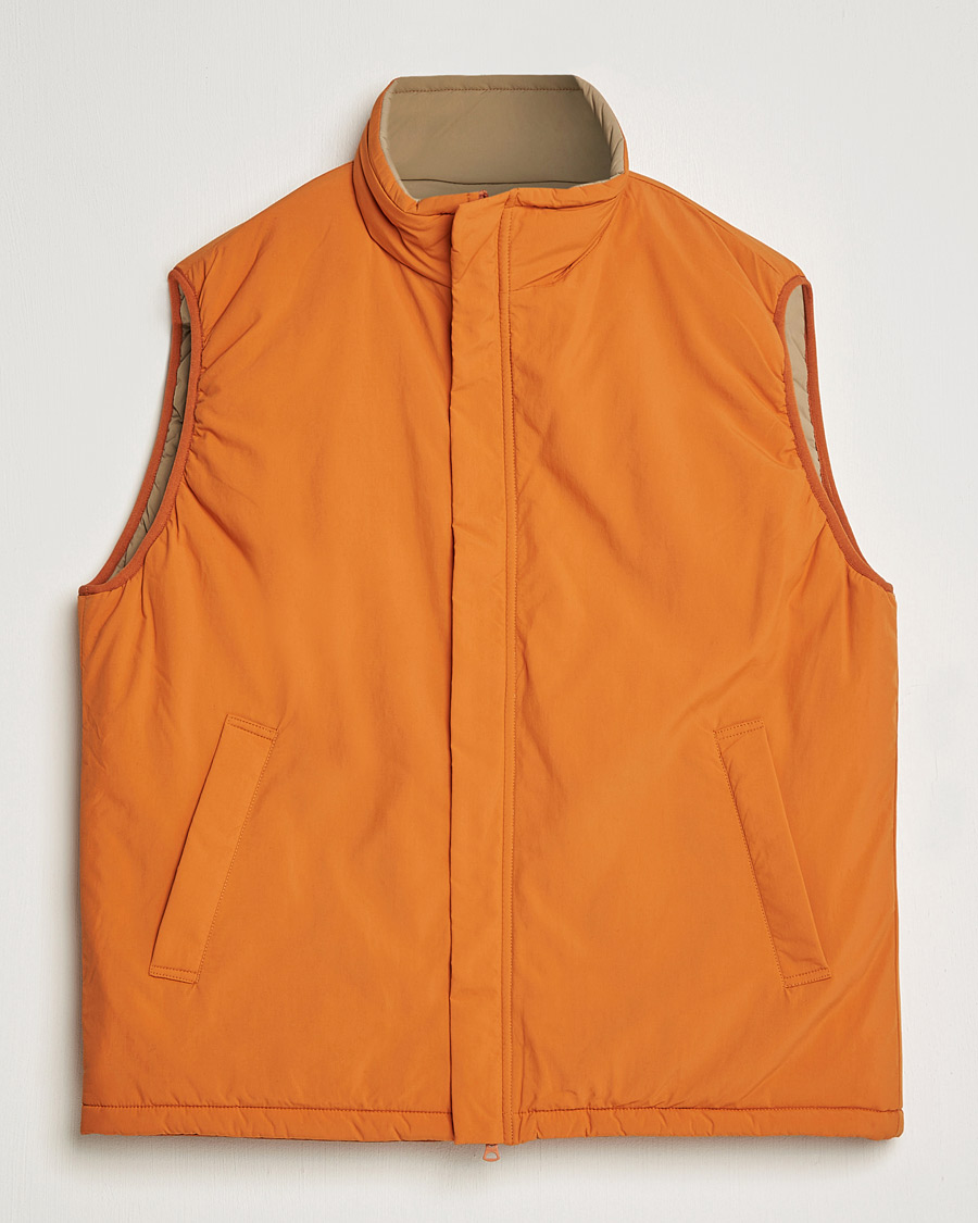 Homme | Manteaux Et Vestes | BEAMS PLUS | MIL Puffer Vest Orange