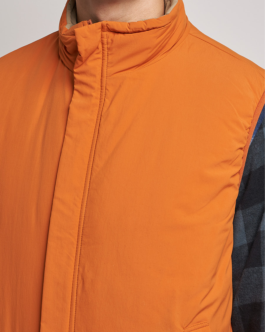 Homme | Manteaux Et Vestes | BEAMS PLUS | MIL Puffer Vest Orange