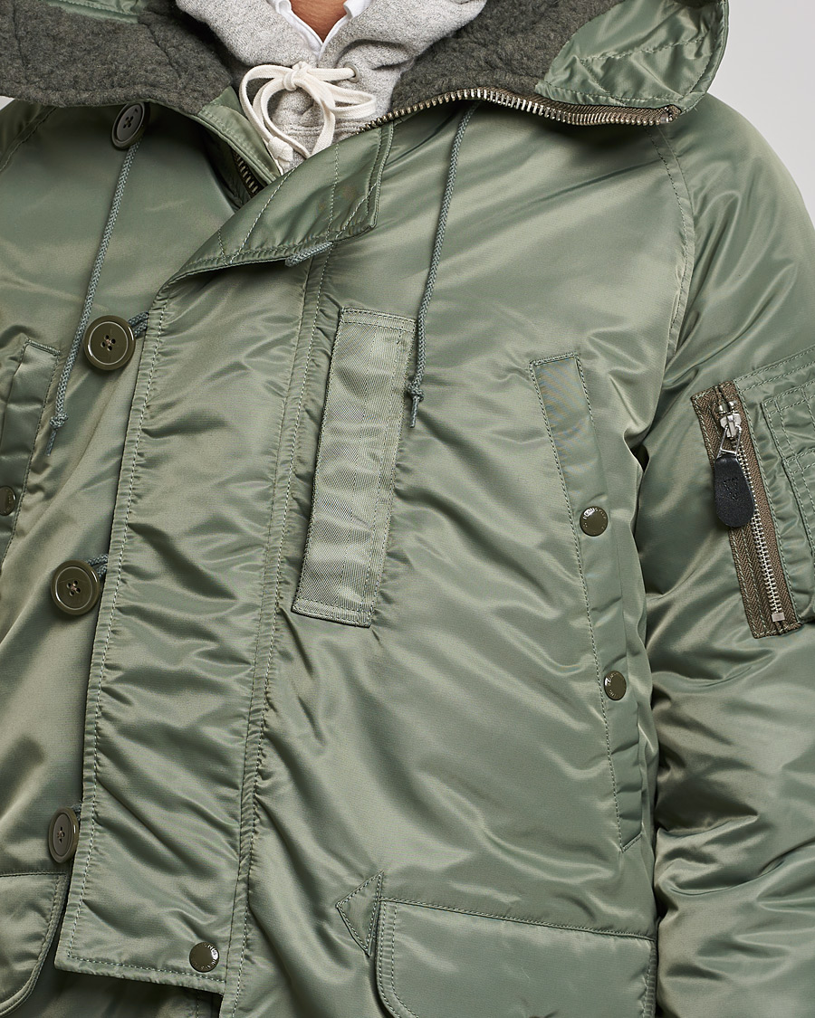 Homme | Manteaux Et Vestes | BEAMS PLUS | MIL Type N-3B Parka Sage
