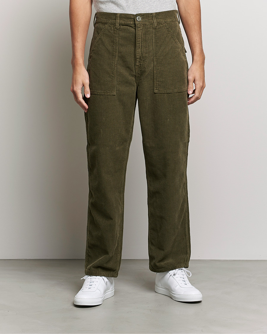 Homme | Pantalons | Stan Ray | Corduroy Fat Pants Olive
