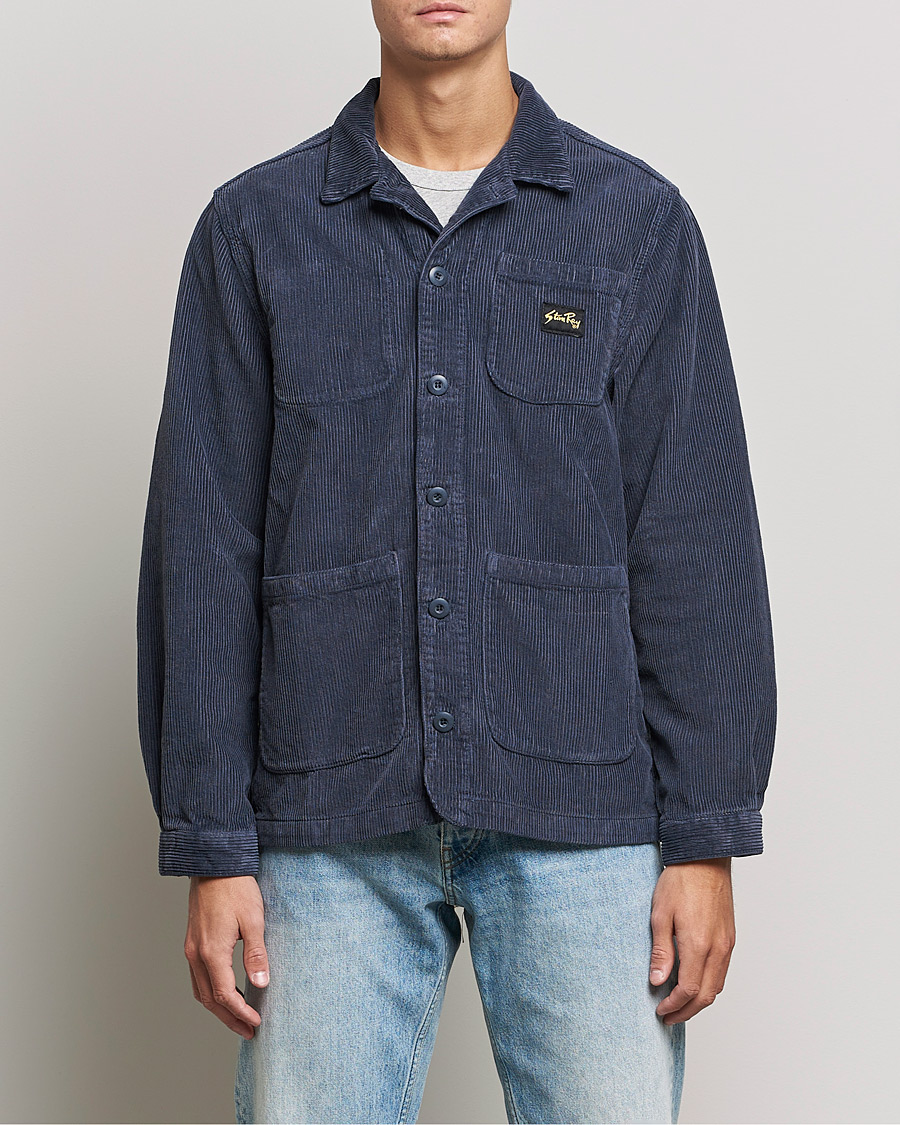 Homme | Manteaux Et Vestes | Stan Ray | Painters Cord Shirt Jacket Navy