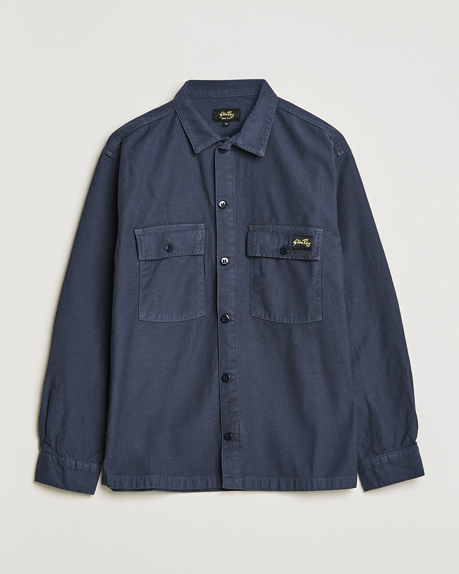 Homme | Chemises | Stan Ray | CPO Sateen Overshirt Navy