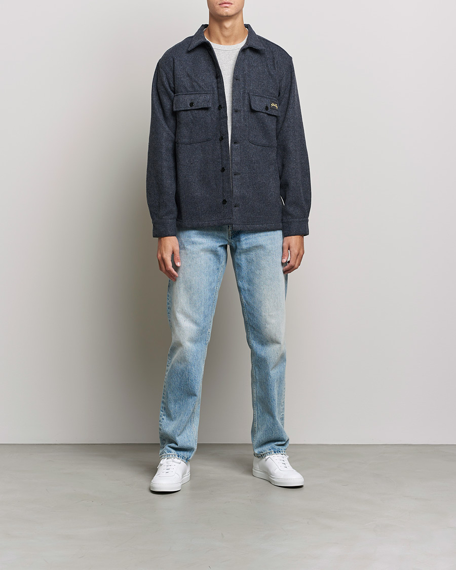 Homme | Chemises | Stan Ray | CPO Wool Overshirt Mid Grey