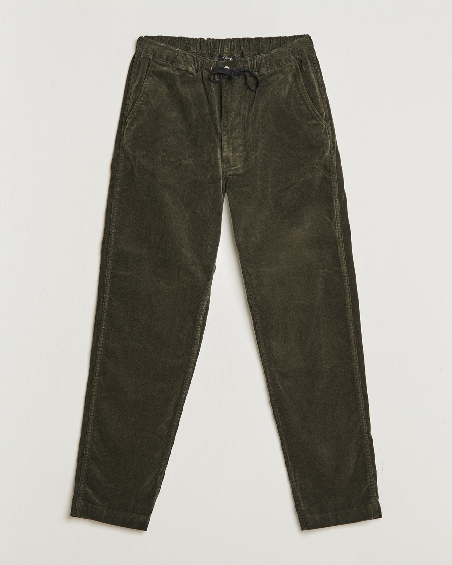 Homme | Pantalons | orSlow | New Yorker Corduroy Pants Army Green