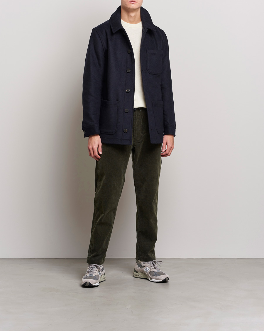 Homme | Pantalons | orSlow | New Yorker Corduroy Pants Army Green
