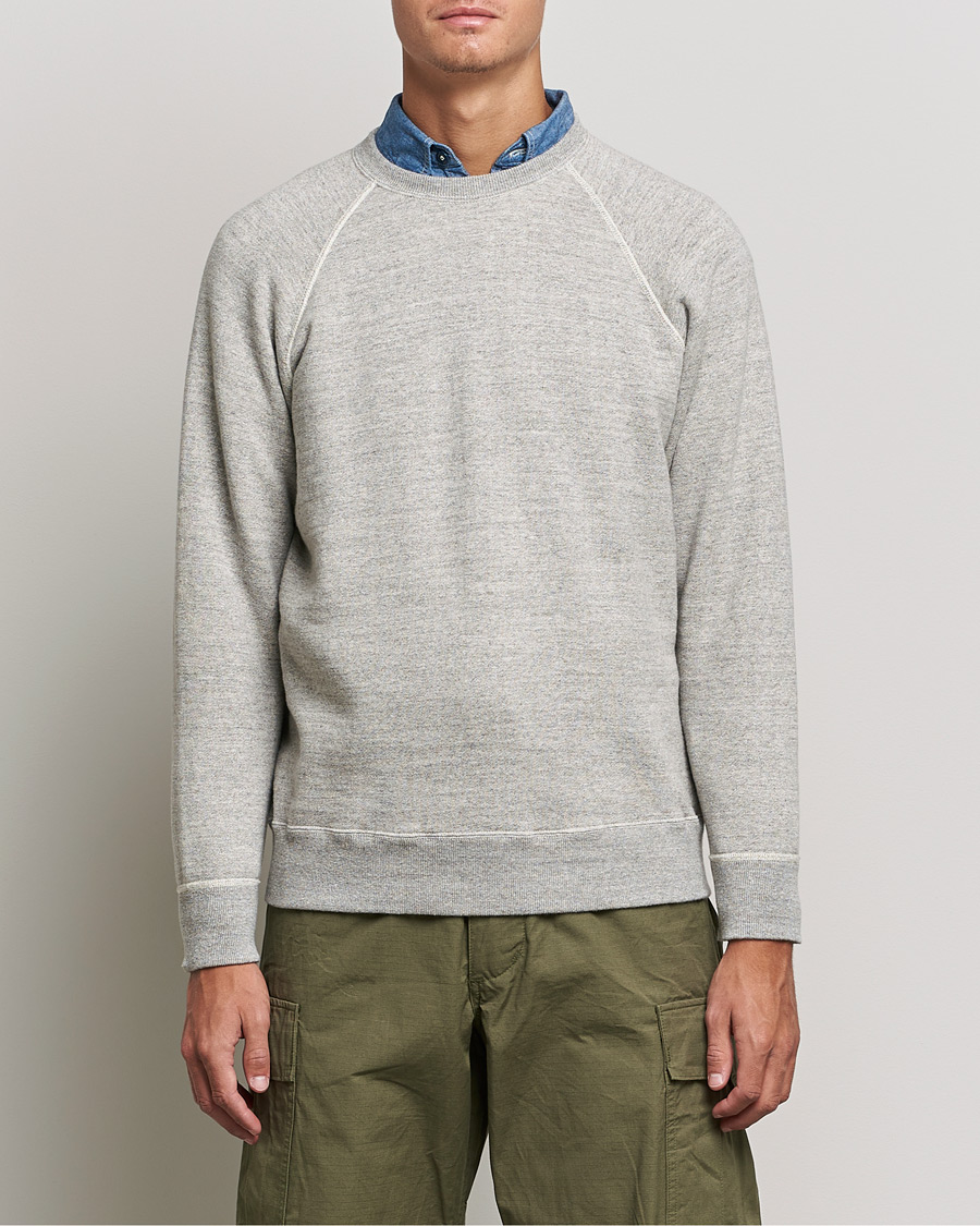 Homme | Pulls Et Tricots | orSlow | Loop Wheel Sweatshirt Heather Grey