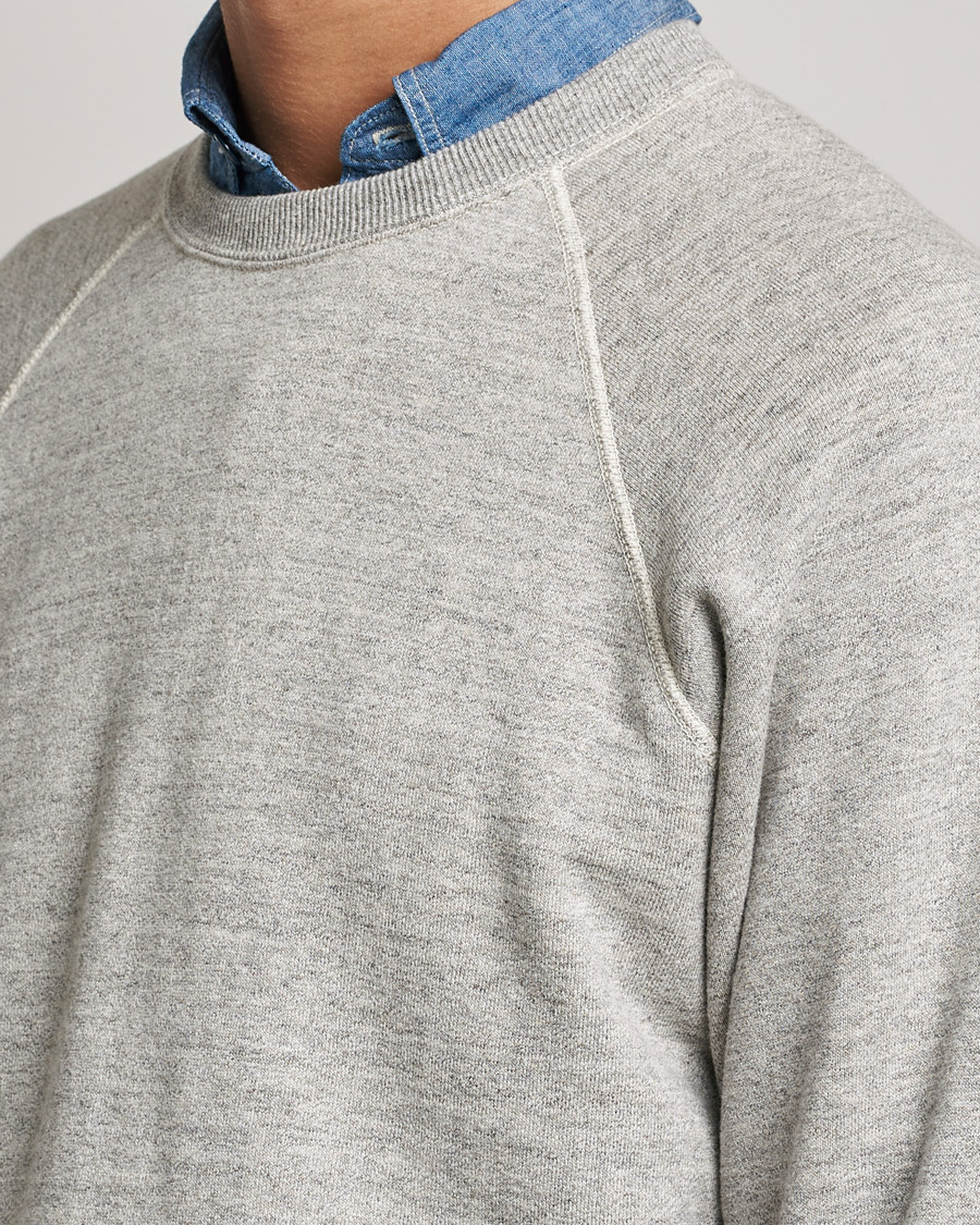 Homme | Pulls Et Tricots | orSlow | Loop Wheel Sweatshirt Heather Grey