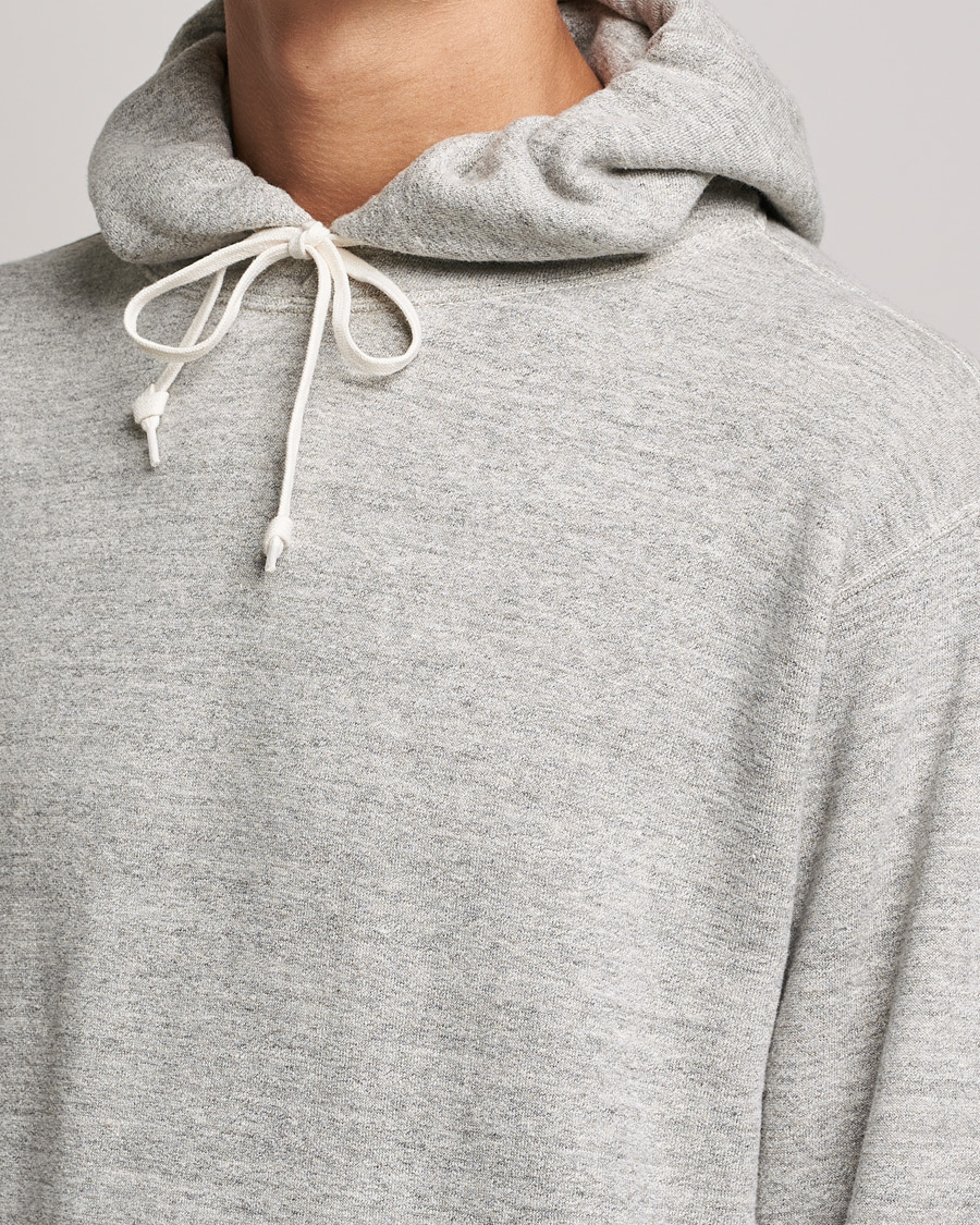 Homme | Pulls Et Tricots | orSlow | Loop Wheel Hooded Sweatshirt Heather Grey