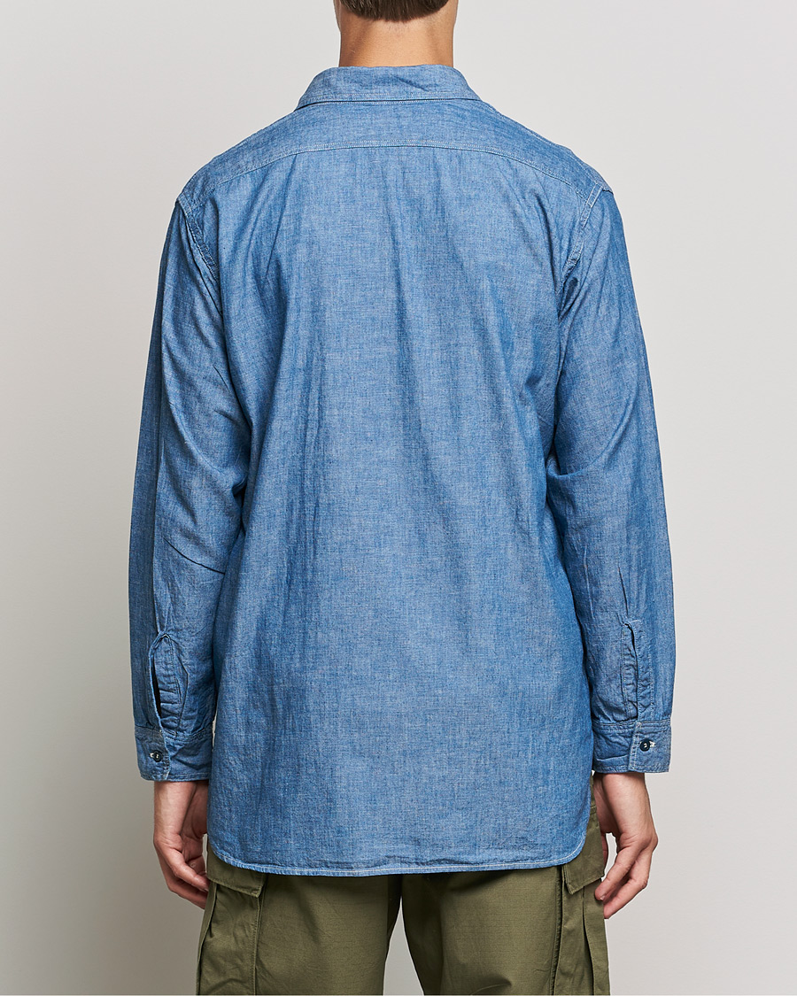 Homme | Chemises | orSlow | Chambray Work Shirt Light Blue