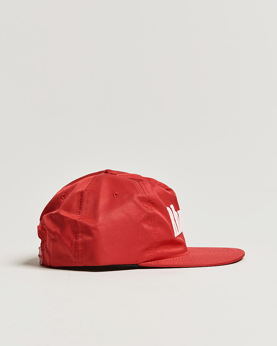 Homme | Rhude Satin Logo Cap Red/White | Rhude | Satin Logo Cap Red/White