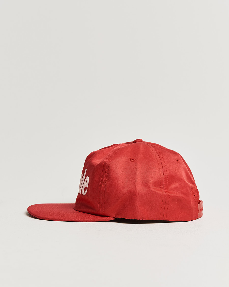 Homme | Rhude Satin Logo Cap Red/White | Rhude | Satin Logo Cap Red/White