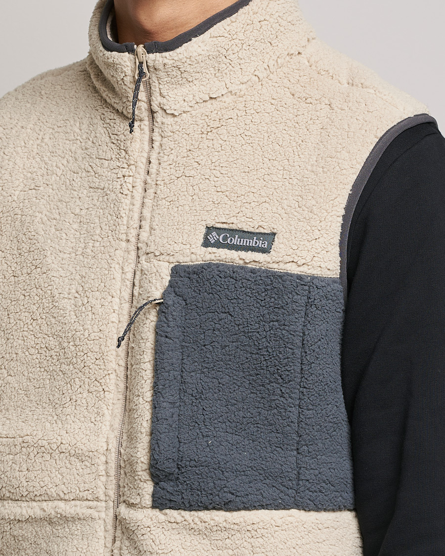 Homme | Pulls Et Tricots | Columbia | Mountainside Heavyweight Fleece Vest Ancient Fossil