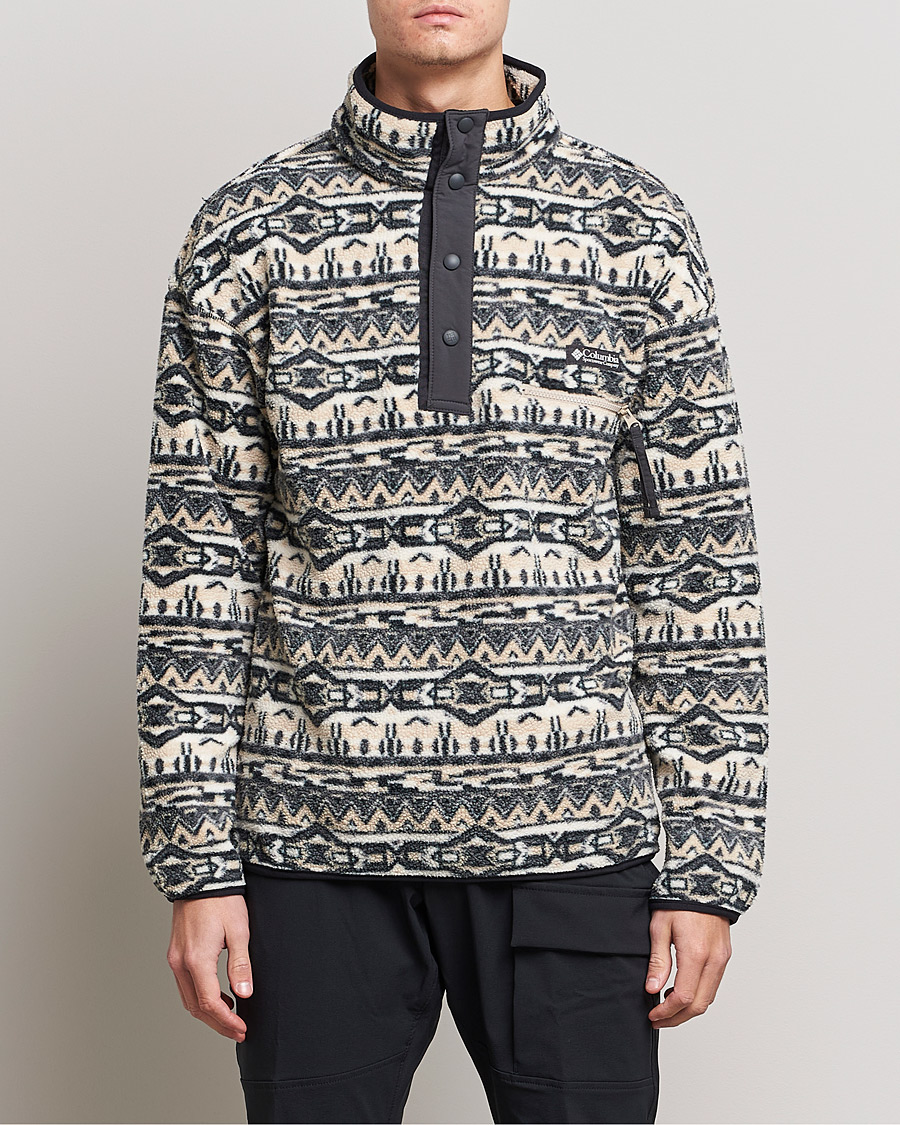 Homme | Pulls Et Tricots | Columbia | Helvetia Half Snap Fleece Ancient Fossil 80s Print