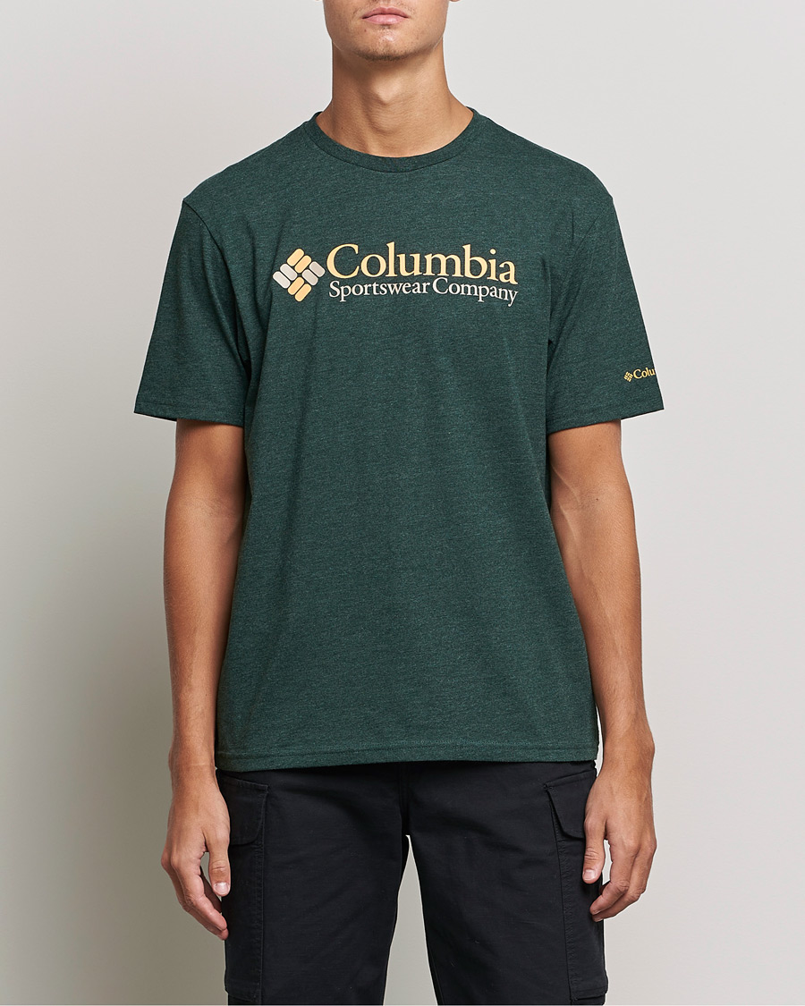 Homme | T-shirts | Columbia | Basic Logo Short Sleeve T-Shirt Spruce Heather