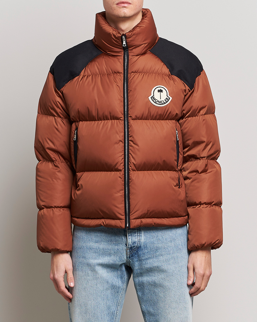 Homme | Manteaux Et Vestes | Moncler Genius | 8 Palm Angels Nevin Down Jacket Brown