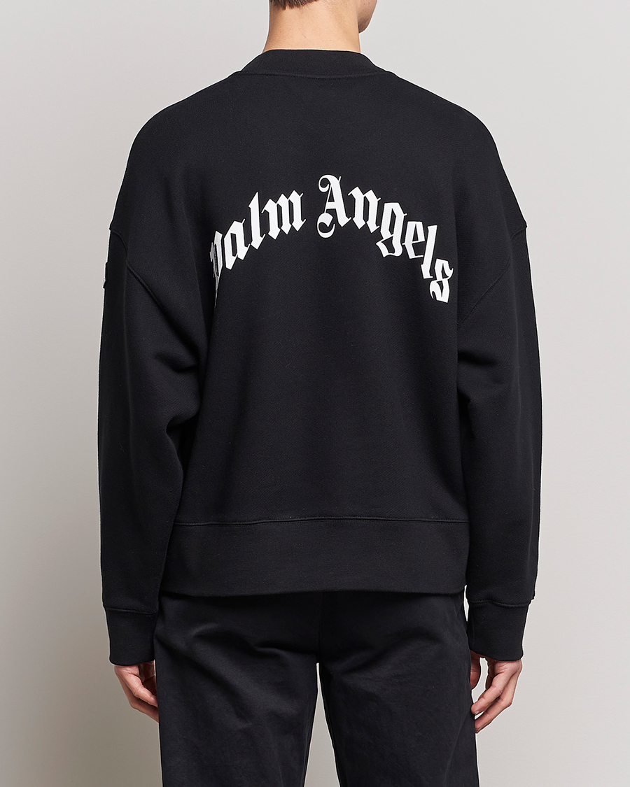 Homme | Pulls Et Tricots | Moncler Genius | 8 Palm Angels Bear Motif Sweatshirt Black