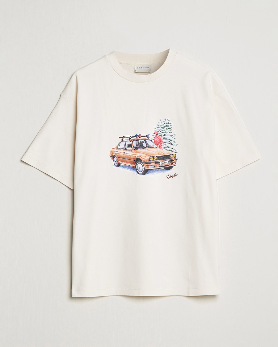 Homme | T-shirts | Drôle de Monsieur | Departe Ski T-Shirt Cream