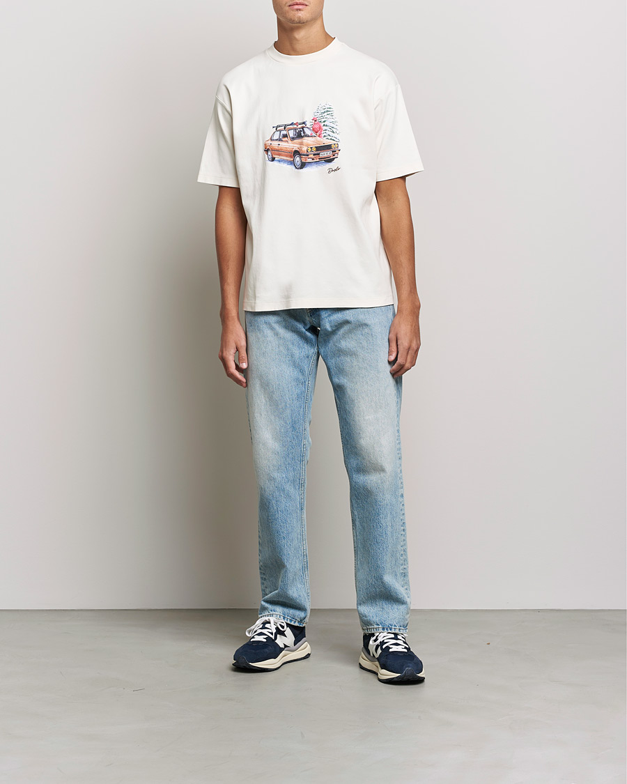 Homme | T-shirts | Drôle de Monsieur | Departe Ski T-Shirt Cream