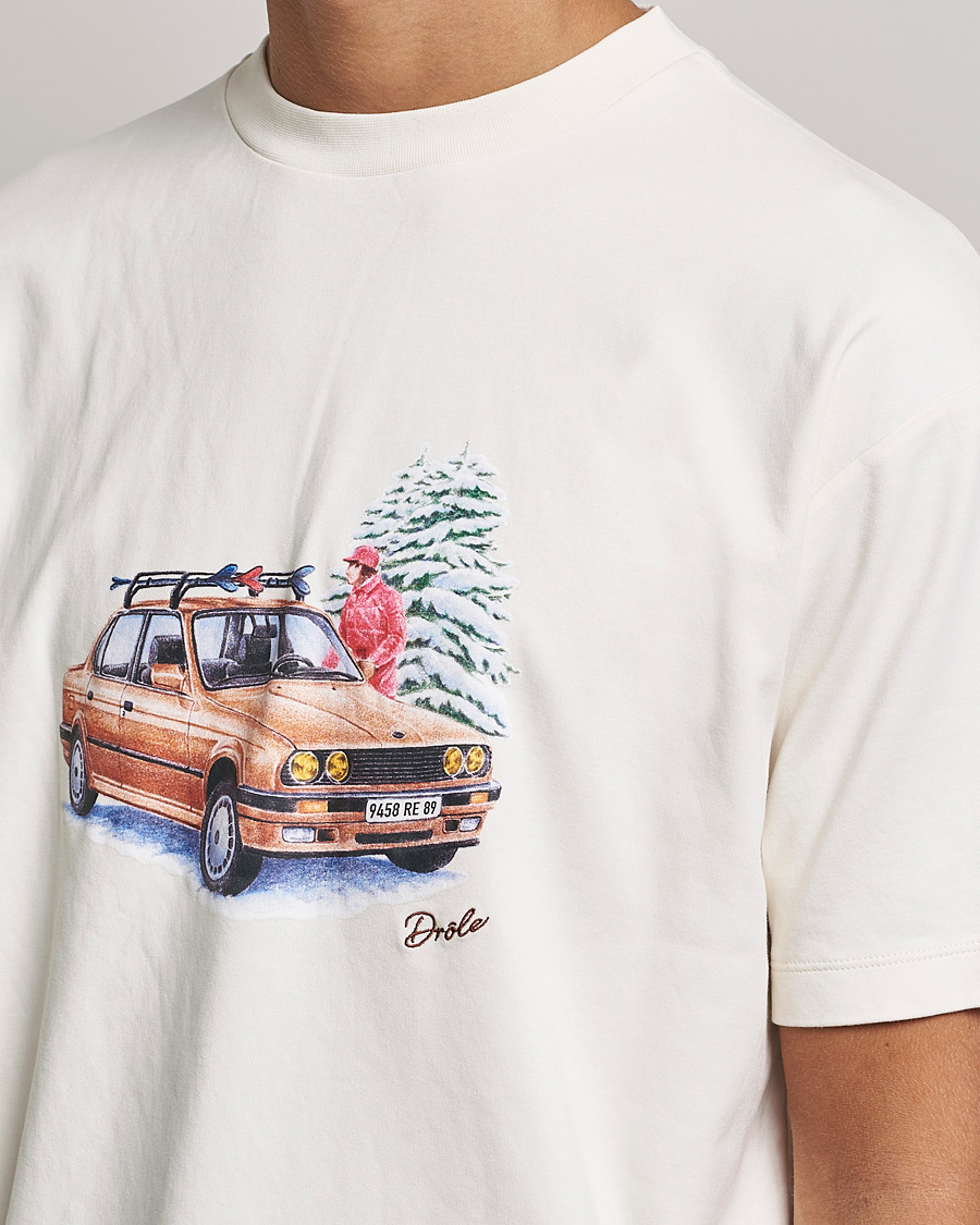 Homme | T-shirts | Drôle de Monsieur | Departe Ski T-Shirt Cream