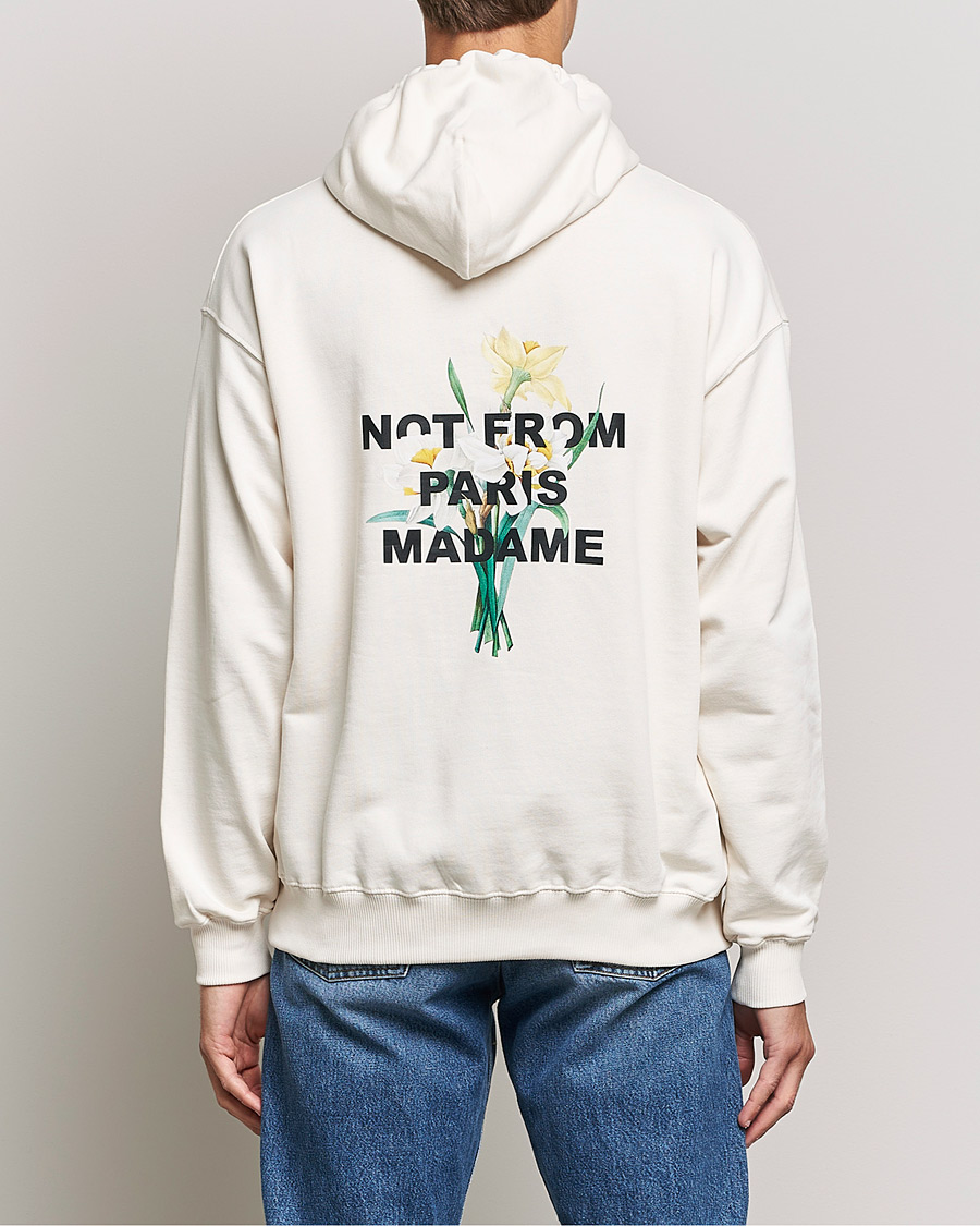 Homme | Pulls Et Tricots | Drôle de Monsieur | Fleur Slogan Hoodie Off White